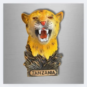 Leopard Head Tanzania Magnet