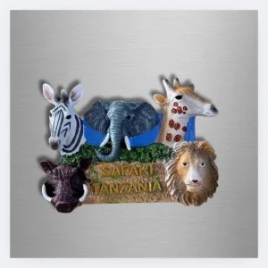 Safari Animals Magnet – Tanzania