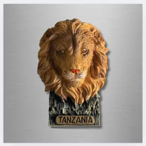 Lion Head Magnet – Tanzania