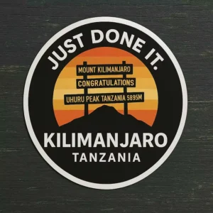 Just done it (Kilimanjaro stickers)