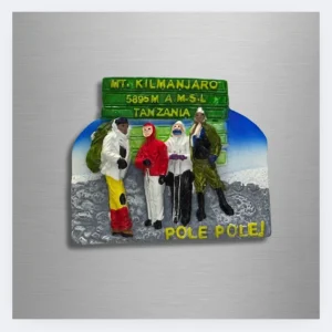 Kilimanjaro Summit Group Magnet – Pole Pole