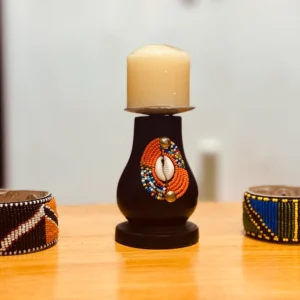 Maasai Beaded Candle Holder